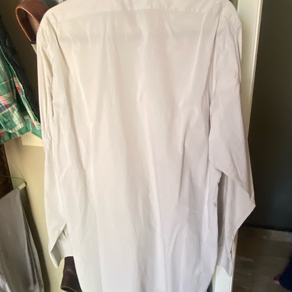 AUTHENTIC GUCCI MENS LIGHT GRAY BUTTON DOWN DRESS SHIRT IN EUC. - Picture 11 of 13